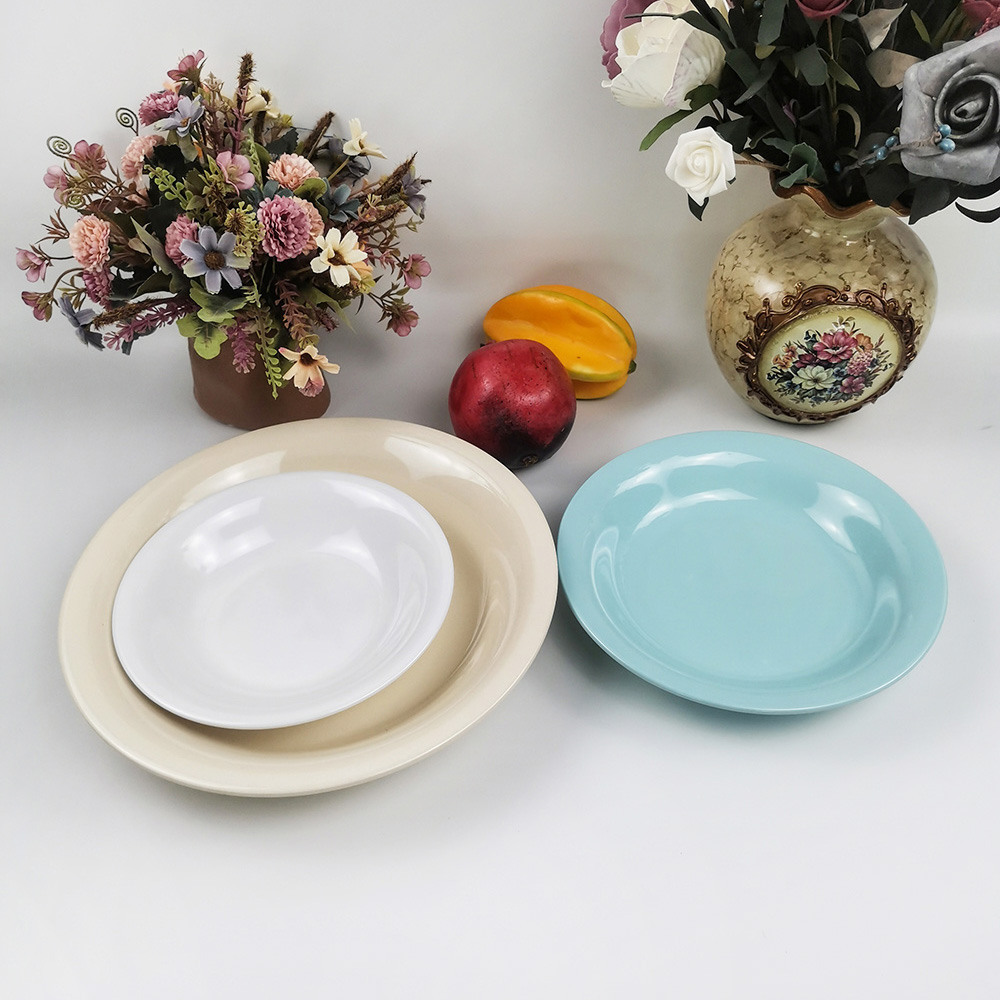 Melamine Bữa tối giá rẻ Súp Dĩa Melamine mới