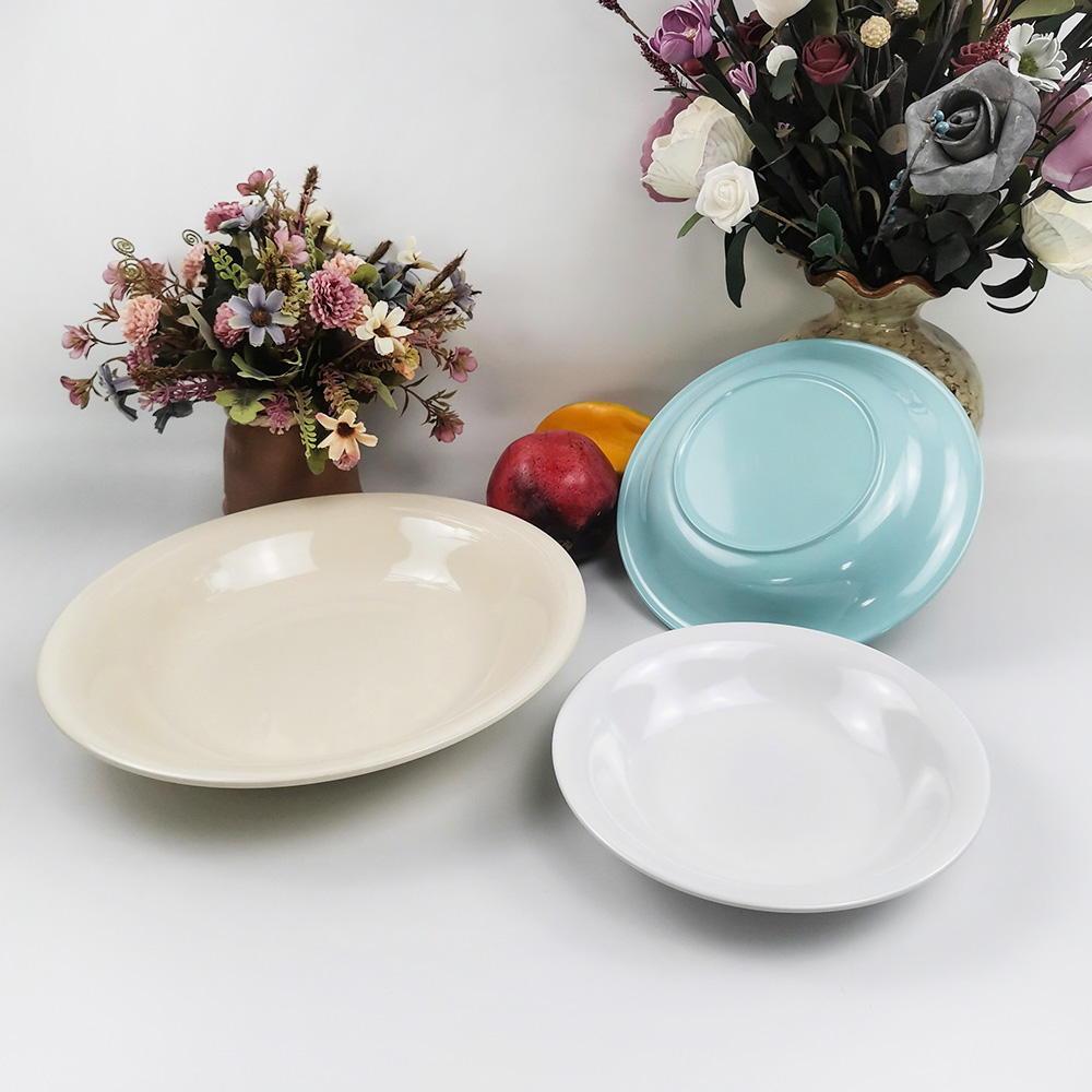 Melamine Bữa tối giá rẻ Súp Dĩa Melamine mới